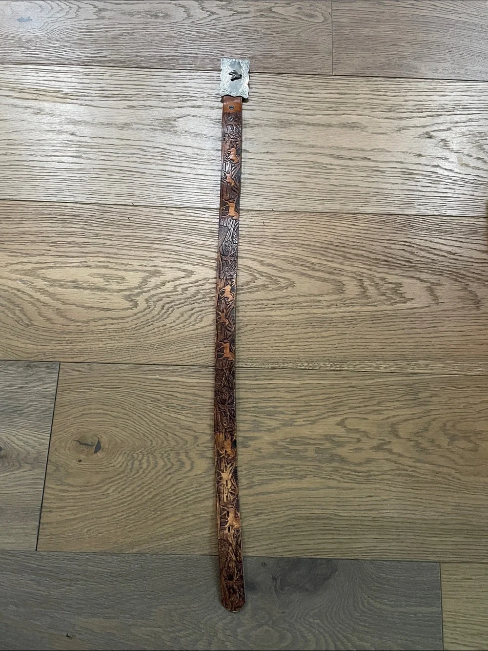 Vintage Wrangler Kids Leather Western Belt